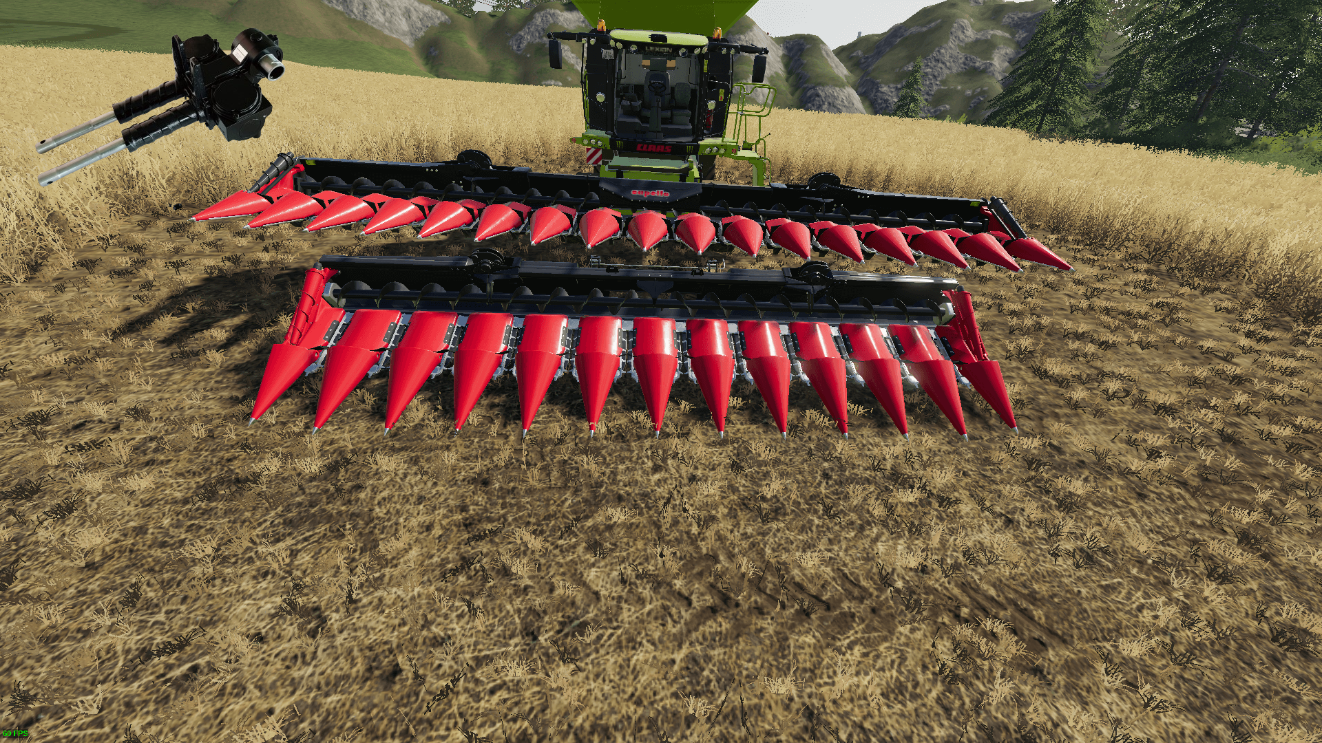 Aluminium-Maisvorsatzgetriebe für Getreideerntemaschine